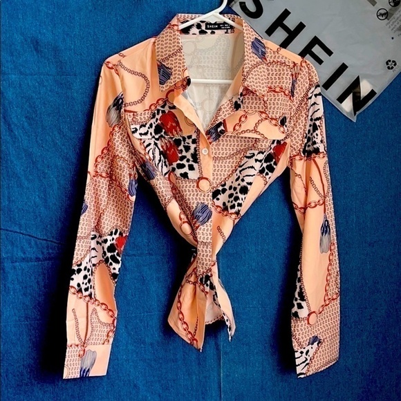 - Nwot Multicolor Elegant Shirt 5️⃣✖️3️⃣0️⃣ - Picture 5 of 5